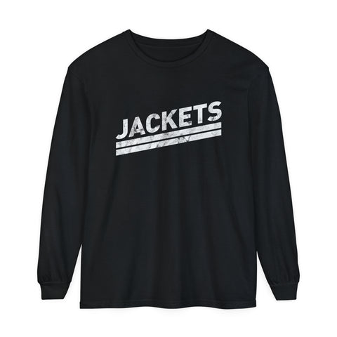 Jackets - Unisex Garment-dyed Long Sleeve T-Shirt