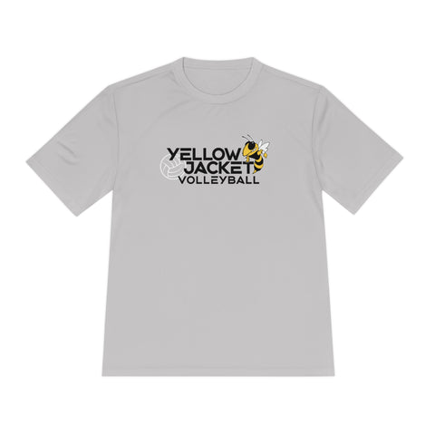 Yellow Jacket Volleyball - Adult Unisex Moisture Wicking Tee