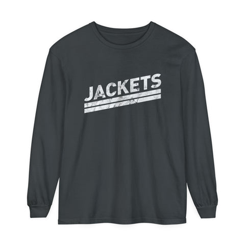 Jackets - Unisex Garment-dyed Long Sleeve T-Shirt