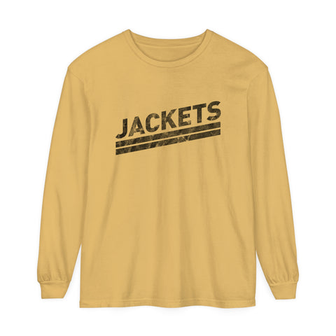 Jackets - Unisex Garment-dyed Long Sleeve T-Shirt