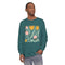 Floral Print - Unisex Garment-dyed Long Sleeve T-Shirt