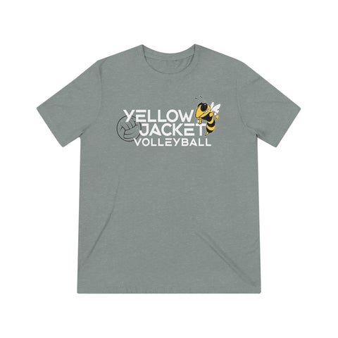 Yellow Jacket Volleyball - Unisex Triblend Tee
