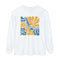 Floral Print - Unisex Garment-dyed Long Sleeve T-Shirt