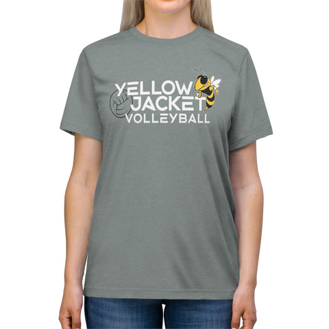 Yellow Jacket Volleyball - Unisex Triblend Tee