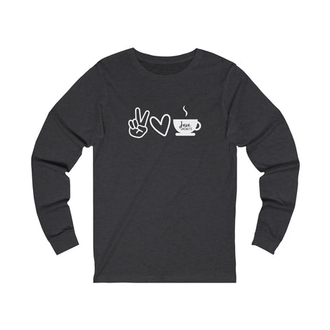Java Jackets Long Sleeve  Peace Love Latte