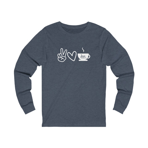 Java Jackets Long Sleeve  Peace Love Latte