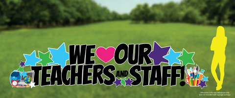 PTO / PTA Yard Greetings - The Works Package