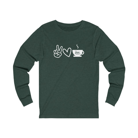 Java Jackets Long Sleeve  Peace Love Latte