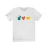 Java Jackets Short SleevePeace, Love, Latte