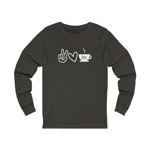 Java Jackets Long Sleeve  Peace Love Latte